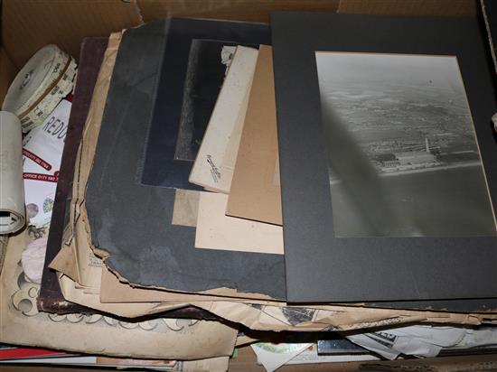 Ephemera, mostly photographs